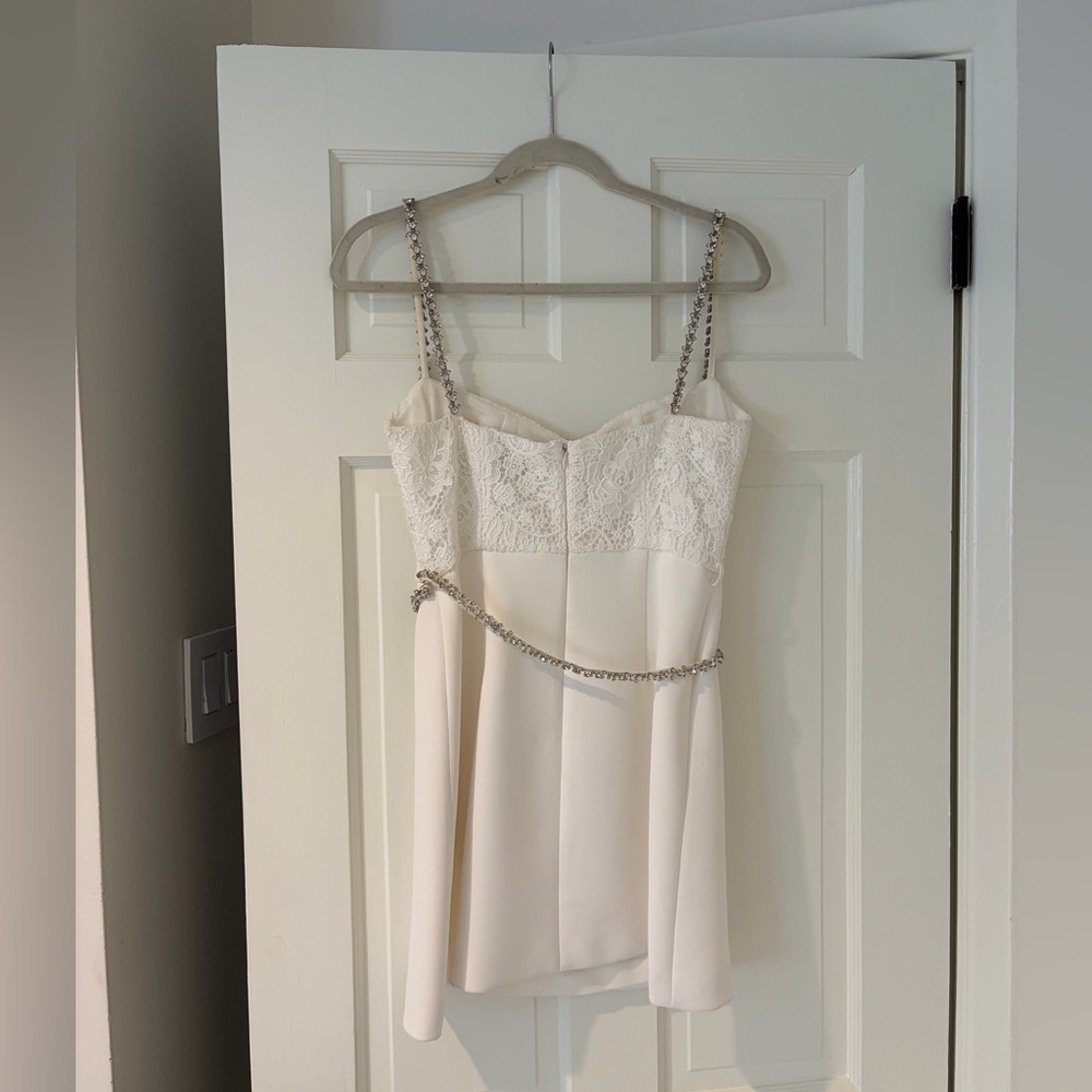 Self-Portrait Lace Bodice Mini Dress - Picture 9 of 9